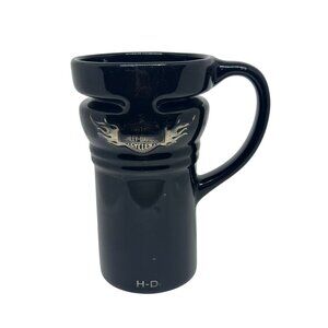 Harley-Davidson Ceramic Coffee Tea Mug Logo Cup Black Handle H-D Motorcycle